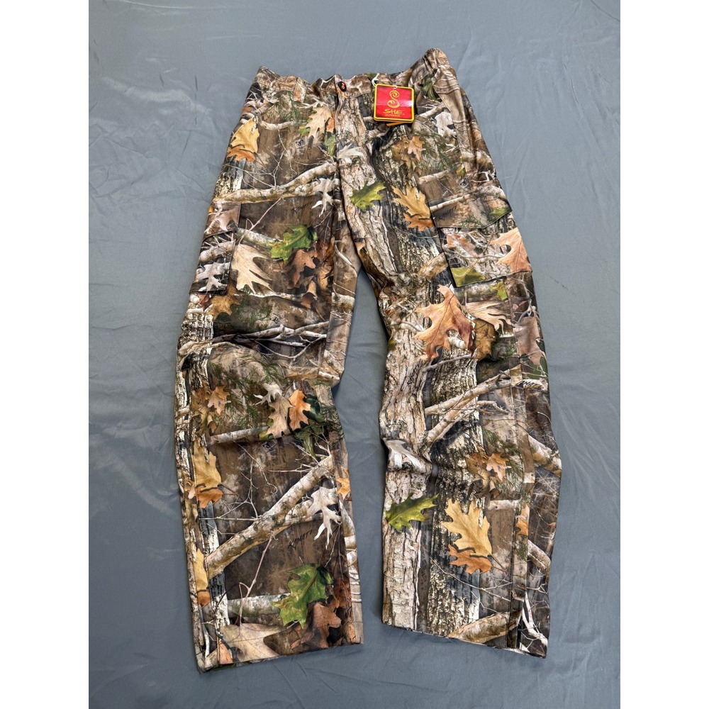 NWT SHE Outdoor Kanati Rainwear Pants Womens S TrueTimber Camo Waterproof Cargo